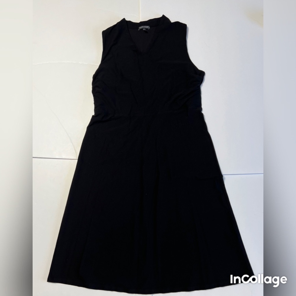 Eileen Fisher Cross Front Sleeveless Dress